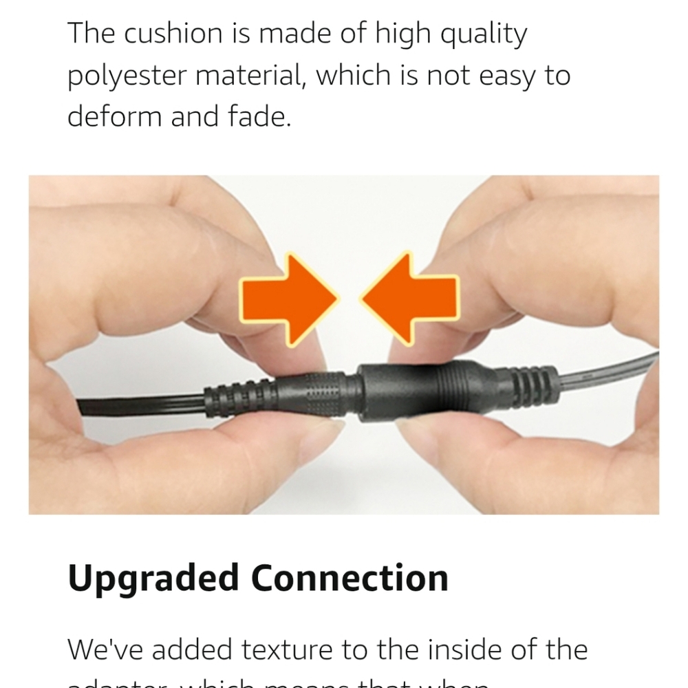 Black Massage Seat Cushion with Remote - Picture 6 of 7